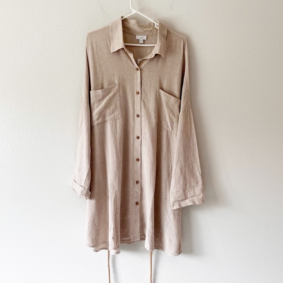 Pure Jill Linen Blend Women’s Size 4X Blouse - Picture 1 of 15